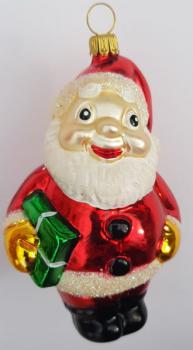 Weihnachtsmann mit Geschenk